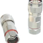 RF max C-RFM-NM-1/2"S N male clamp connector for 1/2" corrugated heliax style standard coaxial cable