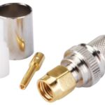 RF MAX C-RFM-RSMAM-400-CR Reverse Polarity SMA male for LMR 400/0.400'' coaxial cable crimp