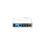 MikroTik RB951Ui-2nD, hAP, 1.5dBi, 22dBm, 650MHz, 64MB, 2.4GHz, 5xEthernet, PoE out, USB, L4