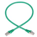 EXTRALINK EX.CAT6e-FTP-PATCH-BC-1Gb-0.5 LAN PATCHCORD CAT.6 FTP 1GBIT FOILED TWISTED PAIR BARE COPPER 0.5m (green)