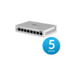 Ubiquiti US-8-5 UniFi Switch, 8-Port, 1x PoE Out, 5-Pack