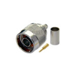RF max RFM-CON-N/M-240-CR N-Type Male Crimp connector for CNT-240, LMR-240 series