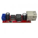 HR0214-155A Dual USB output 9V/12V/24V/36V to 5VDC-DC vehicle charging 3A buck voltage regulator module