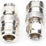 N Type Female to F Male Adapter, N to F Connect to Coax Cable