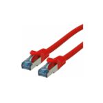 Roline S/FTP Cat.6a Ethernet Patch Cord 1,5m RED