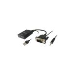 Equip119038 VGA (HD15) to HDMI Adapter with Audio