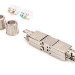 Masterlan FTP coupler cat 6A, toolless, self-tapping, metal body